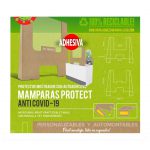 MAMPARA PROTECTORA RECICLABLE DE CARTÓN KRAFT Y PET